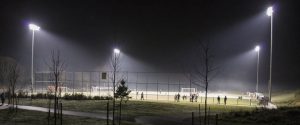 voetbalveld verlichting, mastverlichting, sportverlichting